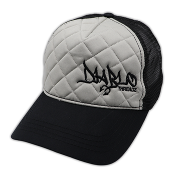 DIAMOND STITCH DIABLO HAT BLK