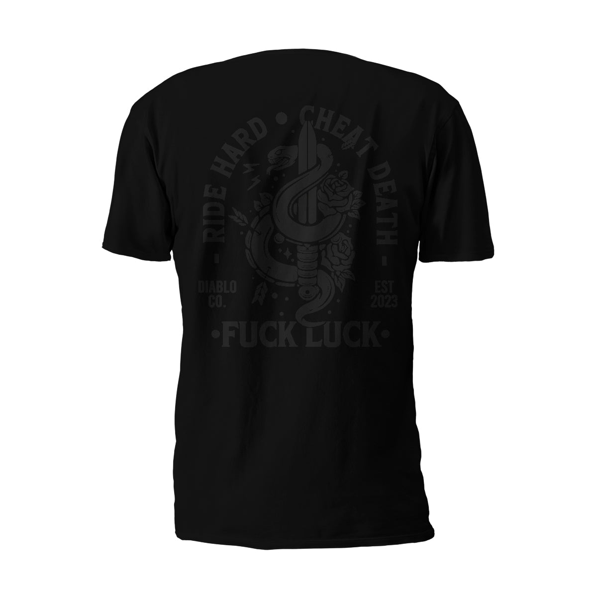 Ride Hard Cheat Death | Single Color T-Shirt