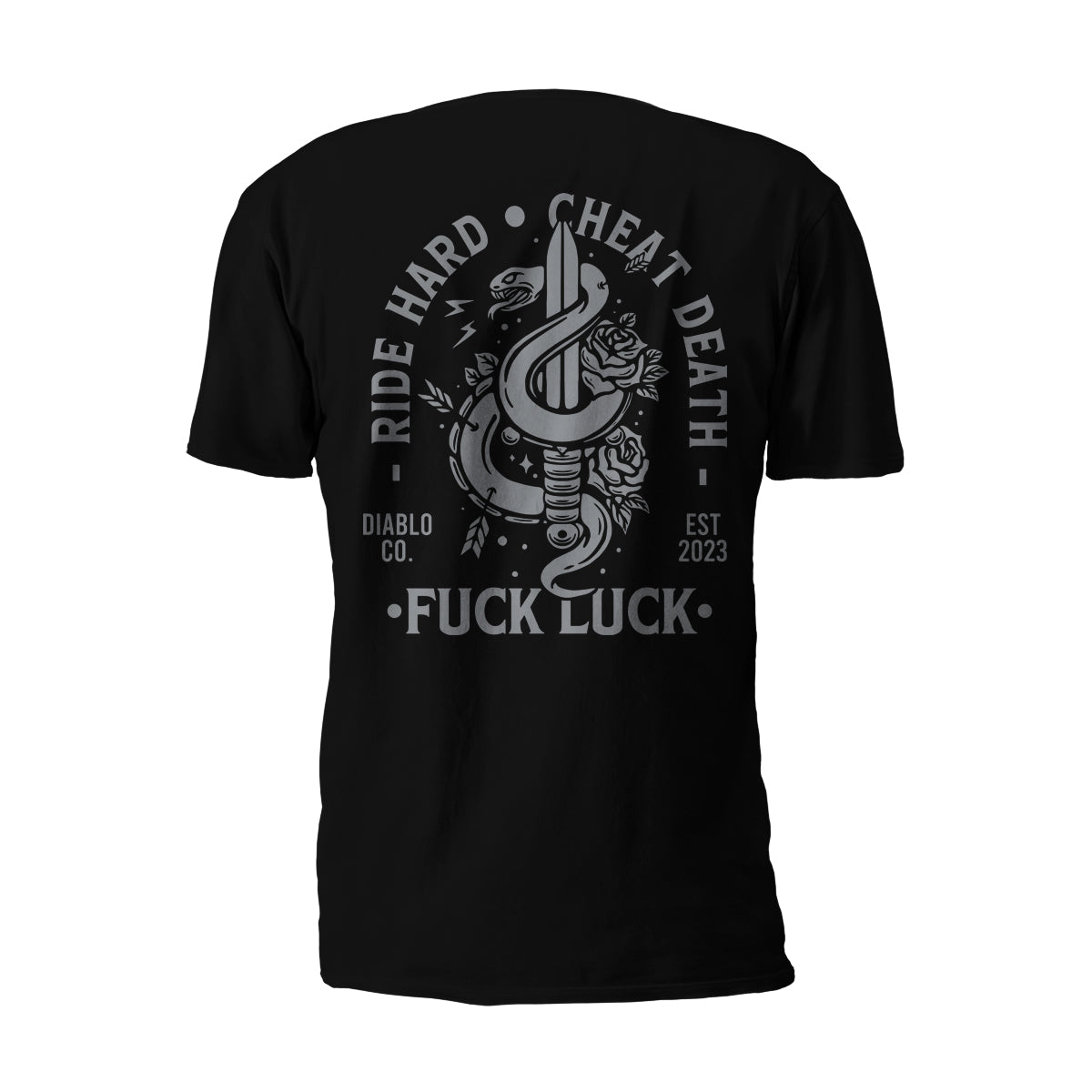 Ride Hard Cheat Death | Single Color T-Shirt