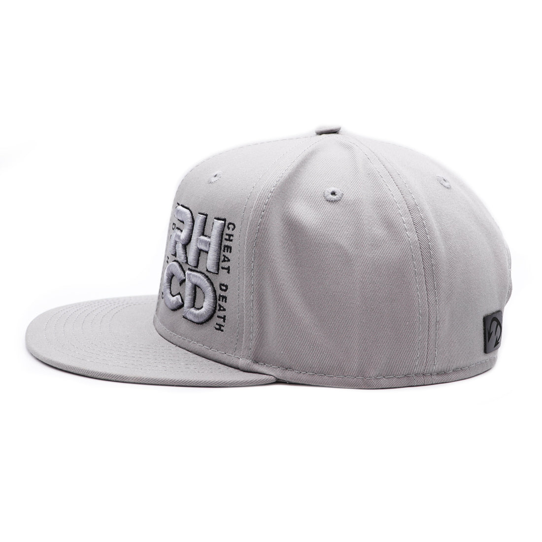 RIDE HARD CHEAT DEATH GREY SNAPBACK