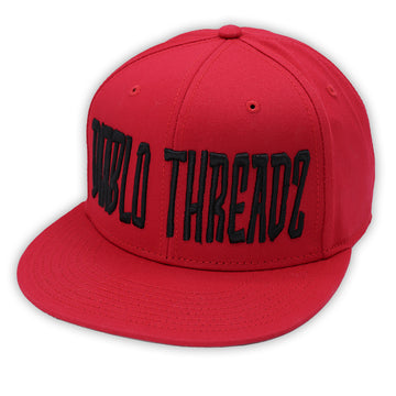 DIABLO THREADZ RED PUFF SNAPBACK