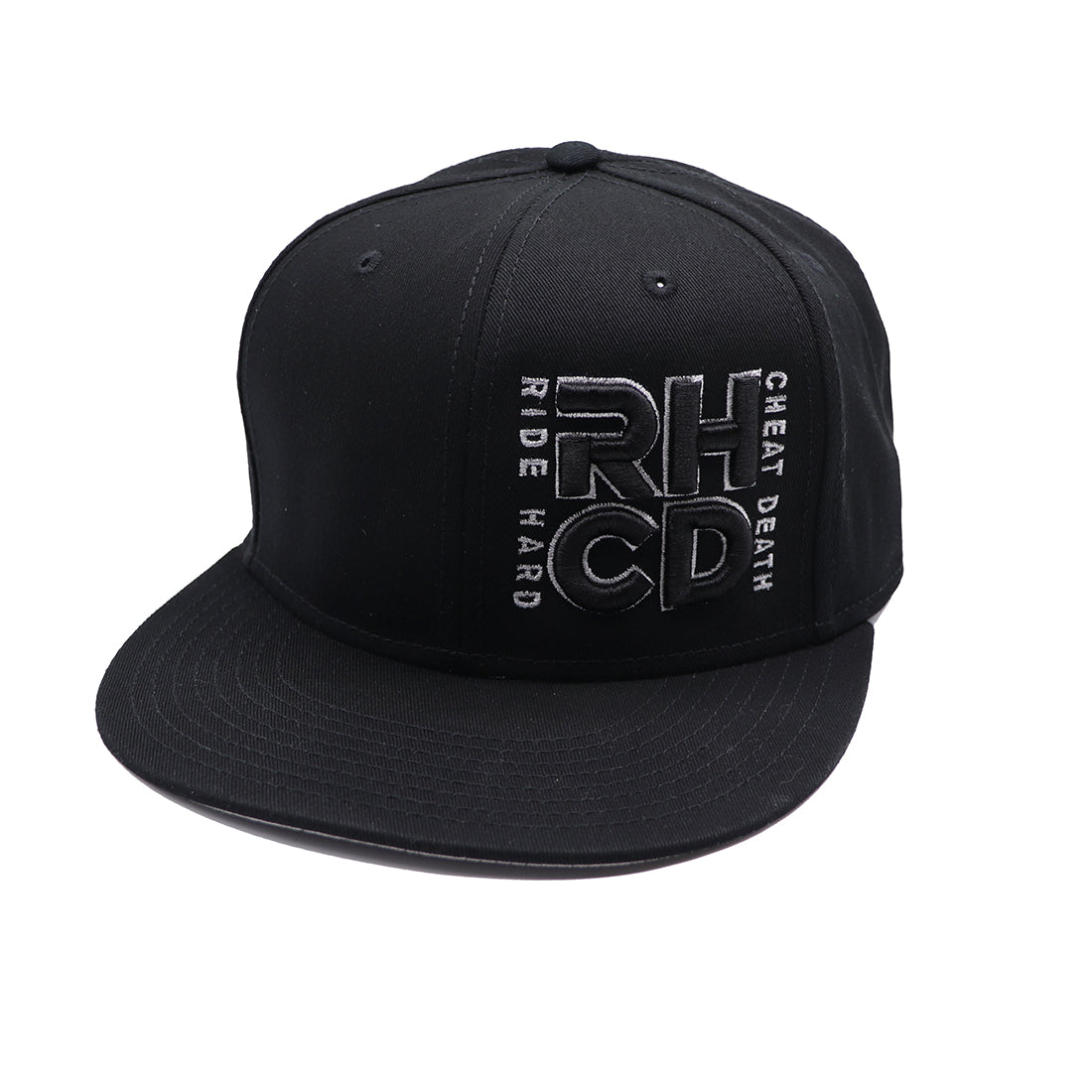 RIDE HARD CHEAT DEATH BLACK SNAPBACK
