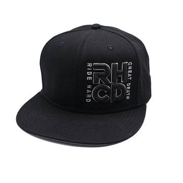RIDE HARD CHEAT DEATH BLACK SNAPBACK