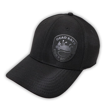 FLEXFIT | DEAD RATS DON'T SQUEAK BLACK PATCH