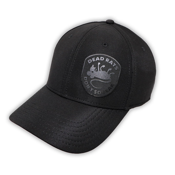 FLEXFIT | DEAD RATS DON'T SQUEAK BLACK PATCH