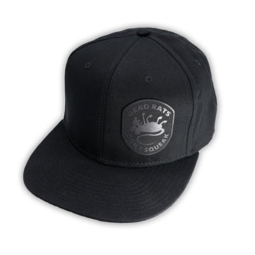 DEAD RATS DON'T SQUEAK BLACK PATCH SNAPBACK