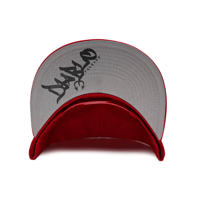 DEAD RATS DON'T SQUEAK RED & BLACK SNAPBACK