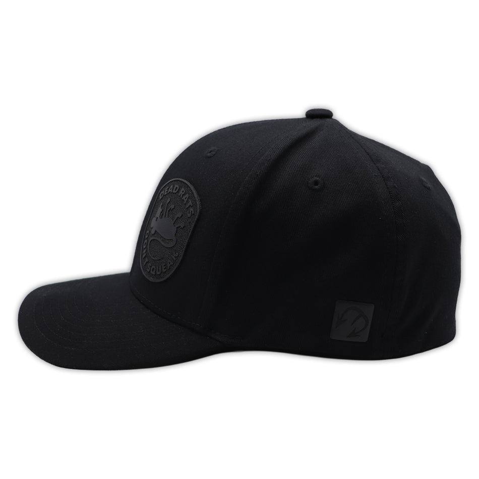 FLEXFIT | DEAD RATS DON'T SQUEAK BLACK PATCH