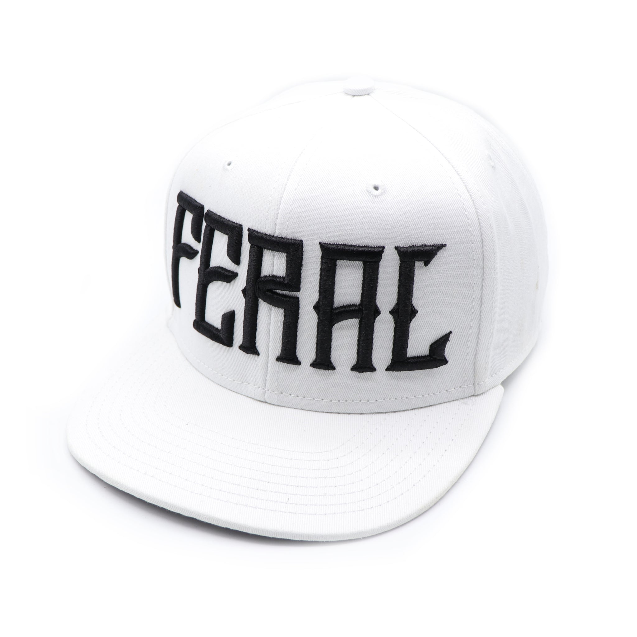 FERAL | WHITE 3D PUFF SNAPBACK