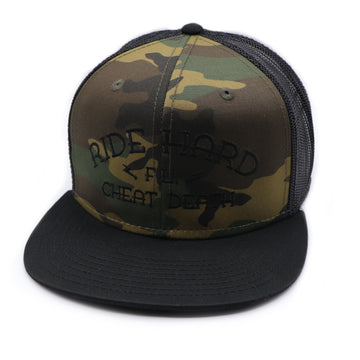 RIDE HARD CHEAT DEATH FUCK LUCK CAMO | SNAPBACK