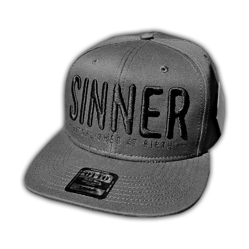 SINNER 3D PUFF SNAPBACK | GREY