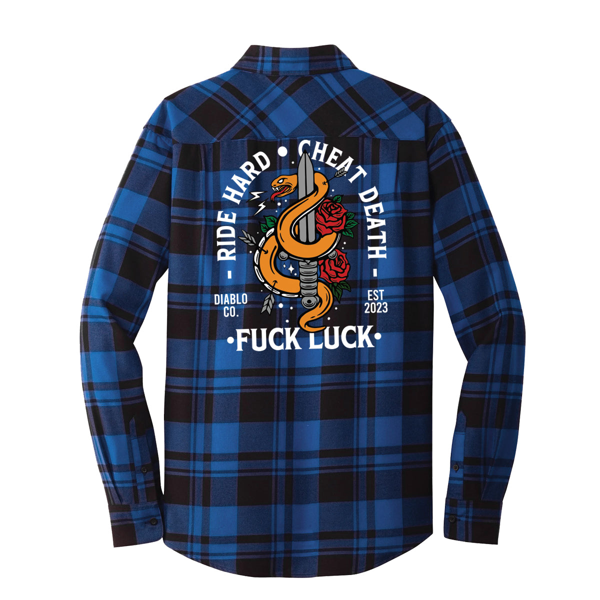 Ride Hard Cheat Death | Lightweight Riding Flannel