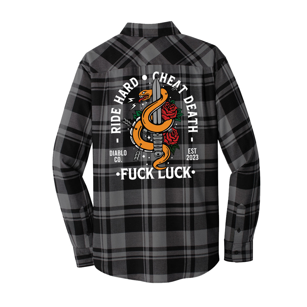 Ride Hard Cheat Death | Lightweight Riding Flannel