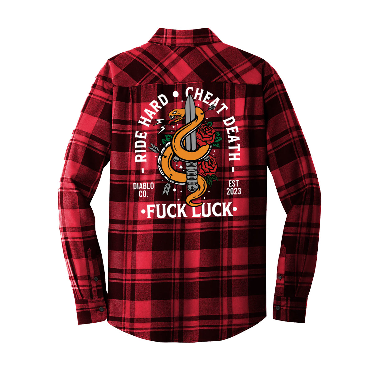 Ride Hard Cheat Death | Lightweight Riding Flannel
