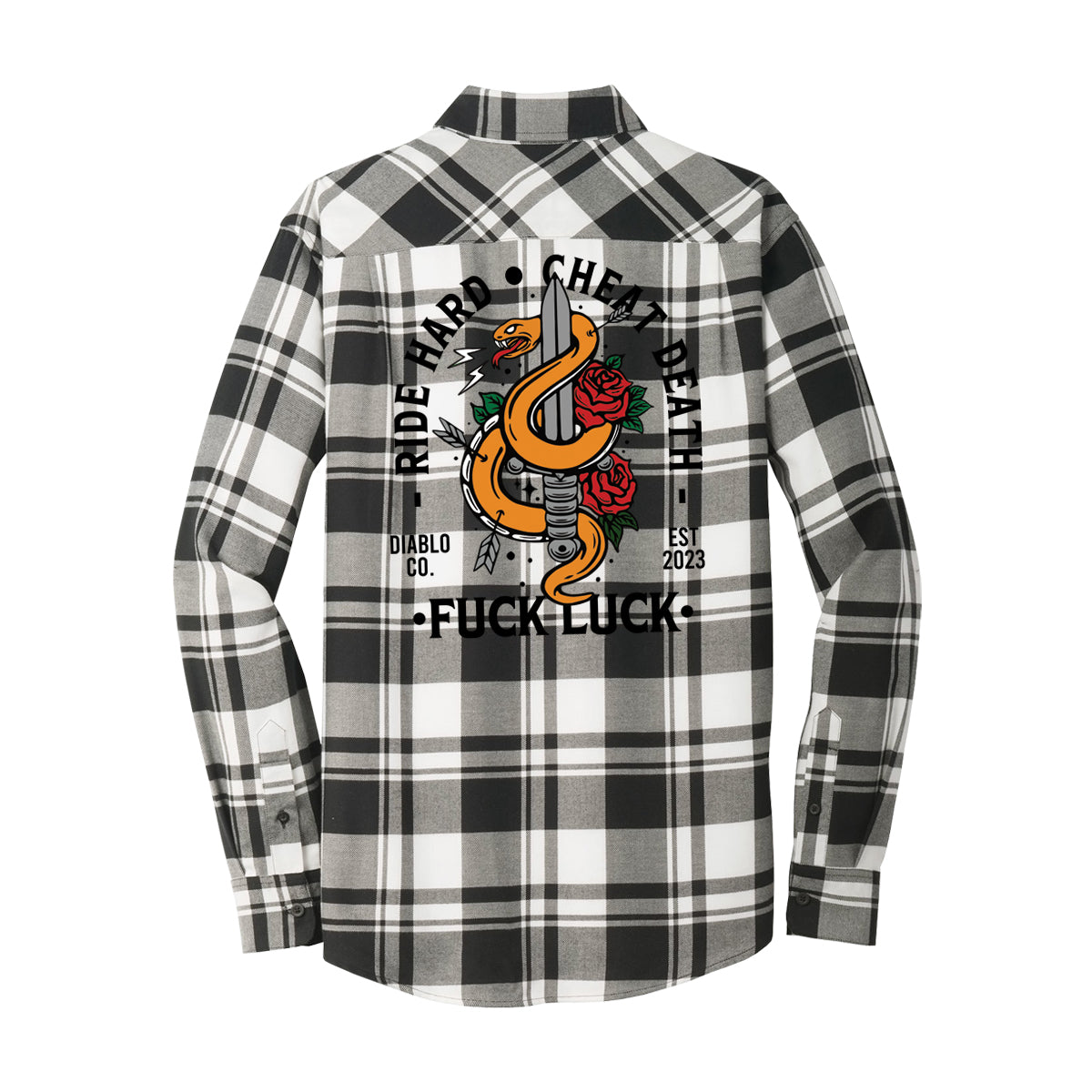 Ride Hard Cheat Death | Lightweight Riding Flannel