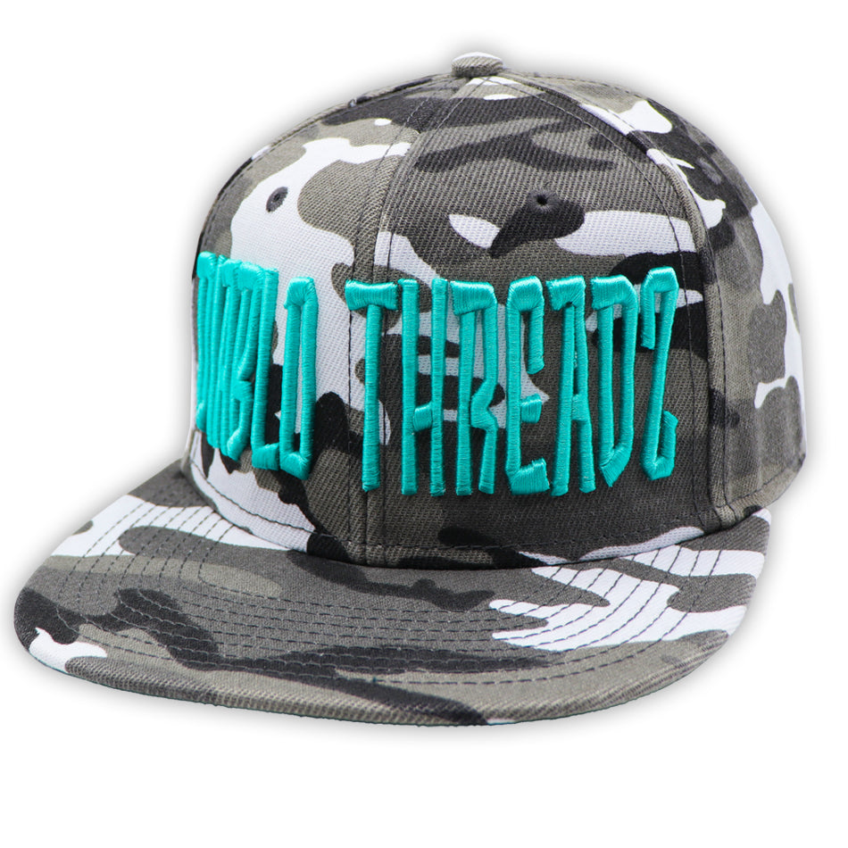 DIABLO THREADZ WHITE CAMO WITH BLUE PUFF