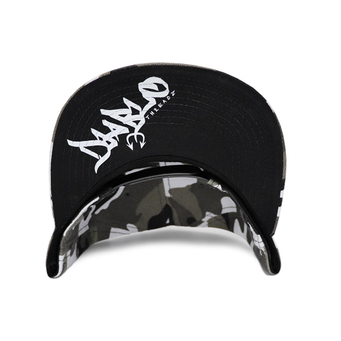 DIABLO PATCH HAT WHITE CAMO SNAPBACK